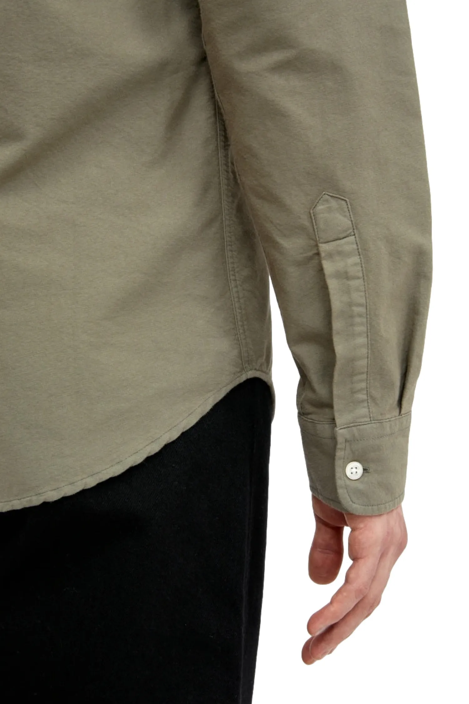 Skjorte<Livid Cassidy Olive Oxford Skjorte Oliven