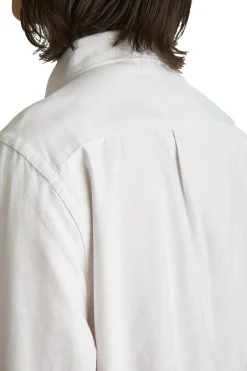 Skjorte<Livid Initial Grey Ox Skjorte Lysegrå