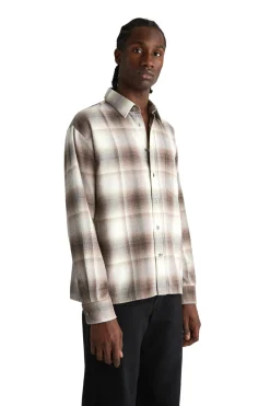 Skjorte<Livid Lefty Brown Check Skjorte Brun Mønster