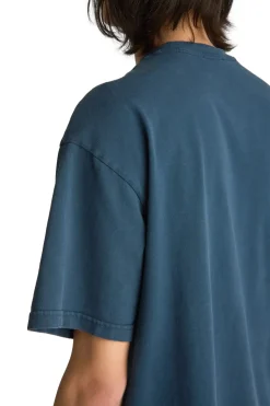 T-Shirt<Livid Nelson Bleek Eclipse T-shirt Mørkeblå