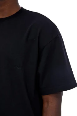 T-Shirt<Livid Nelson Organic Black T-shirt Sort