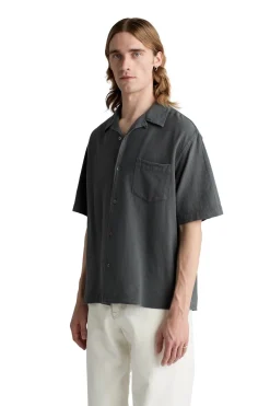 Skjorte<Livid Stone Loose Skjorte Grå