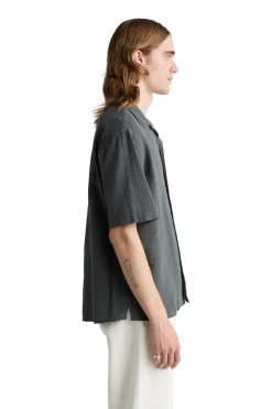 Skjorte<Livid Stone Loose Skjorte Grå