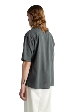 Skjorte<Livid Stone Loose Skjorte Grå