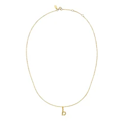 Maanesten<Maanesten B Alphabet Smykke Gull