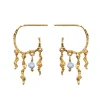 Maanesten<Maanesten Bayou Earrings Øredobber Gull