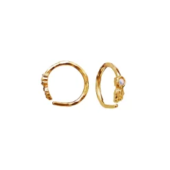 Maanesten<Maanesten Florus earring Øredobber Gull