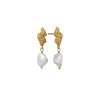 Maanesten<Maanesten Frigg Earring Øredobber Gull