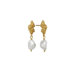 Maanesten<Maanesten Frigg Earring Øredobber Gull