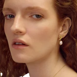 Maanesten<Maanesten Gabrielle Earrings Øredobber Sølv