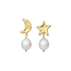 Maanesten<Maanesten Gabrielle Earrings Øredobber Gull