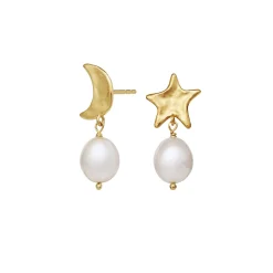 Maanesten<Maanesten Gabrielle Earrings Øredobber Gull