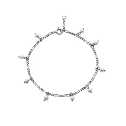 Maanesten<Maanesten Lula White Bracelet Armbånd Sølv