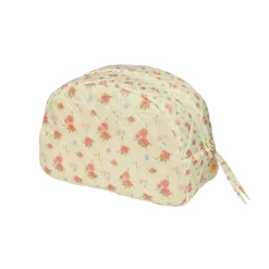 Maanesten<Maanesten Makeup Bag Big Roses and Shells Toalettmappe Pastellgul
