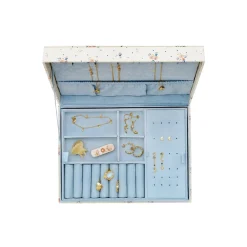 Maanesten<Maanesten Margaret Jewelry Box Smykkeskrin Beige Og Blå