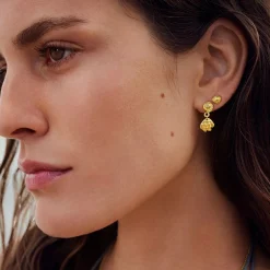 Maanesten<Maanesten Maurea Earrings Øredobber Gull