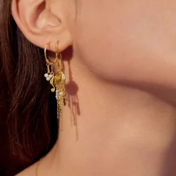 Maanesten<Maanesten Momi Earrings Øredobber Gull