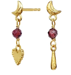 Maanesten<Maanesten Nuova Earrings Øredobber Gull