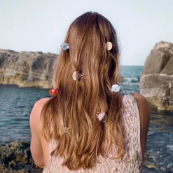 Maanesten<Maanesten Pasha Hairclaw Oyster Hårspenne Beige