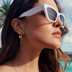 Maanesten<Maanesten Sandie Earrings Øredobber Gull