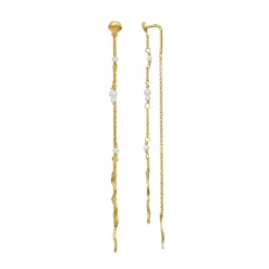 Maanesten<Maanesten Sirena Earrings Øredobber Gull