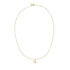 Maanesten<Maanesten V Alphabet Smykke Gull