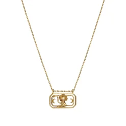 Maanesten<Maanesten Zodiac Leo Necklace Løven Smykke Gull