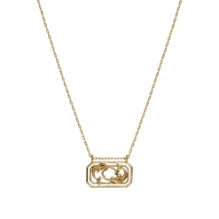 Maanesten<Maanesten Zodiac Pisces Necklace Fisk Smykke Gull