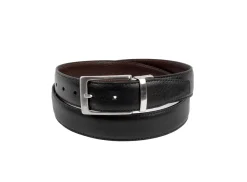 Tilbehør<Manzini Montecristo Croc Belt 3,5cm Belte Sort