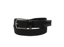 Tilbehør<Manzini Montecristo Elastic Belt Belte Sort