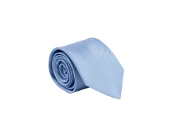 Tilbehør<Manzini Montecristo Skara Vevd Silkeslips Slips Lyseblå