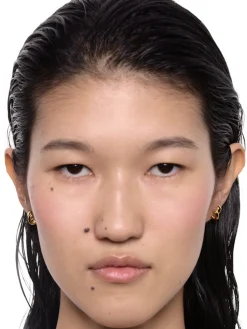 Maria Black<Maria Black Coil Whirl Stud Right Gold Øredobber Gull