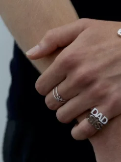 Maria Black<Maria Black Dad ring Ring Sølv