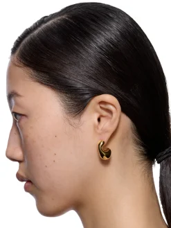 Maria Black<Maria Black Dolphin Earrings Small Pair Øredobber Gull