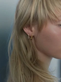 Maria Black<Maria Black Kastellet Earring Øredobber Gull