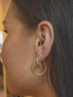 Maria Black<Maria Black Miro 8 Huggie Øredobber Gull