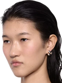 Maria Black<Maria Black Saddle Earrings Small Øredobber Sølv