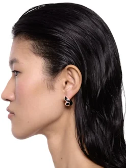 Maria Black<Maria Black Saddle Earrings Small Øredobber Sølv