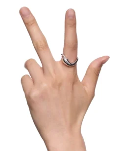 Maria Black<Maria Black Splash Ring Ring Sølv