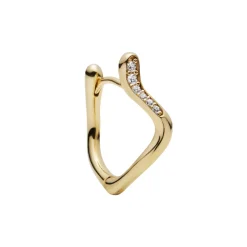 Maria Black<Maria Black Yasmin 12 Huggie Left Øredobber Gull