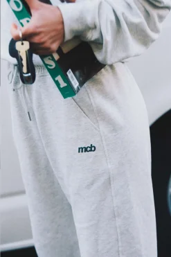 Bukser|Bukser<MCB Sportswear Signature Pant Bukse Lysegrå
