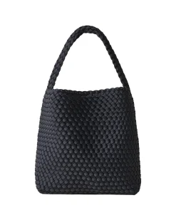 Naghedi|Veske<Naghedi Nomad Medium Hobo Veske Sort Onyx