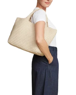 Naghedi|Veske<Naghedi St. Barths Medium Tote Veske Beige Ecru