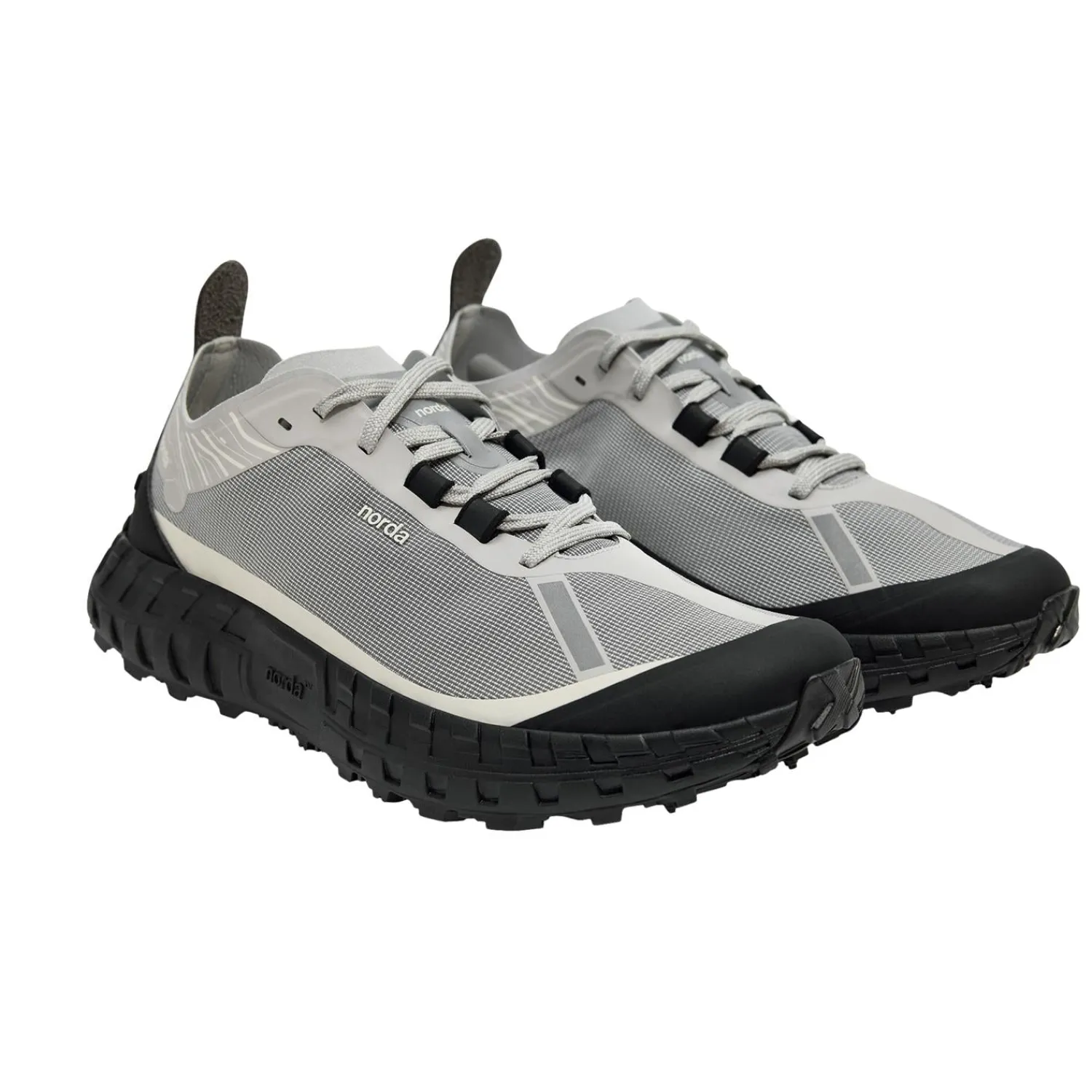 Sko<Norda 001 Pewter Sko Sort Og Grå