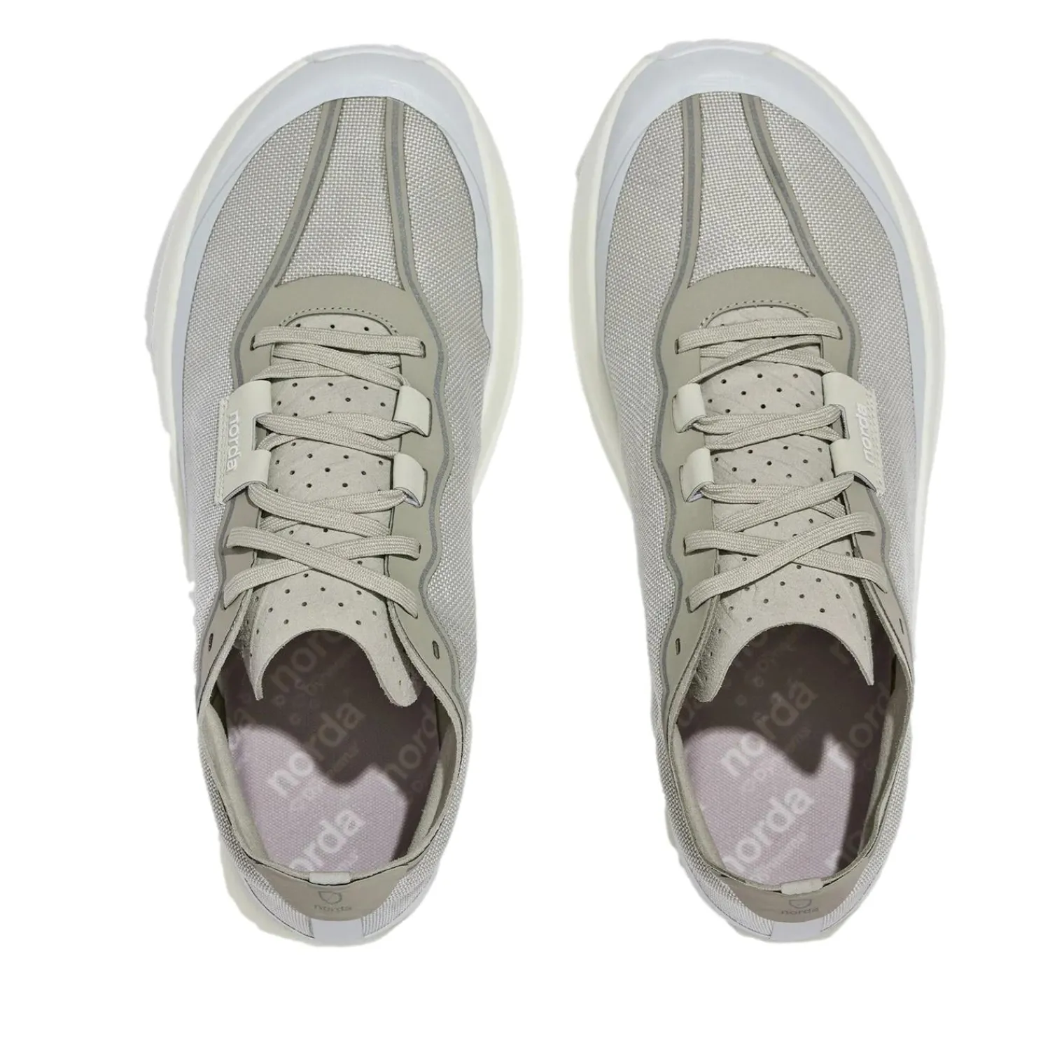 Sko<Norda 005 Sko Beige Grå