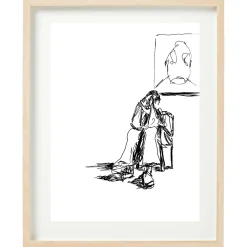 Kunst<ole-kristian joki haukeberg Sort/hvitt A4 Kunst