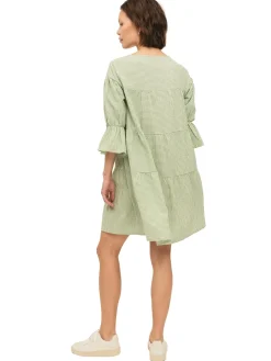 Kjole<Once Untold Indiana Dress Kjole Hvit Og Grønn