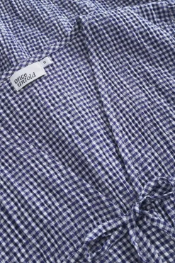 Skjorter<Once Untold Indiana String Blouse Skjorte Navy