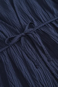 Skjorter<Once Untold Mercer String Blouse Skjorte Marine