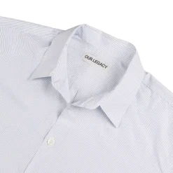 Skjorte<Our Legacy Beyond Shirt Skjorte Hvit Og Blå